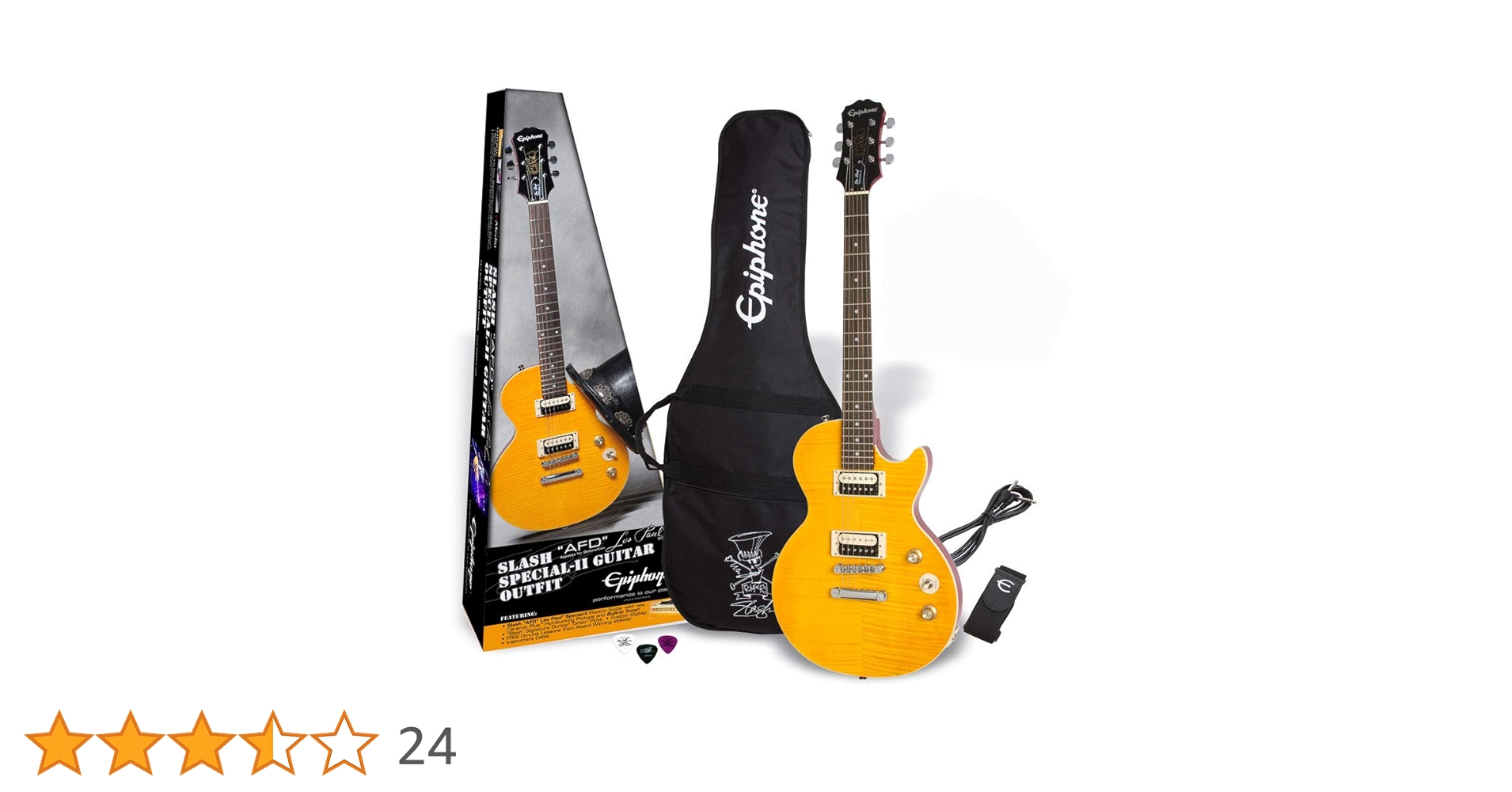 Amazon.co.jp: Epiphone/Slash AFD Les Paul Special-II Guitar Outfit